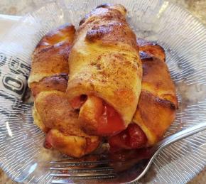 Air Fryer Cherry Cream Cheese Croissants Photo