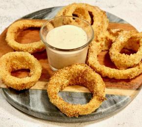 Air Fryer Spicy Onion Rings Photo