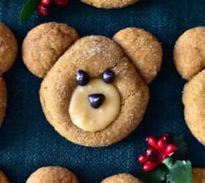 Gingerbear Thumbprint Cookies Photo