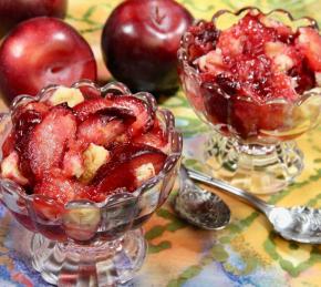 Plum Cobbler for Two Photo