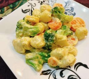 Creamy Gnocchi with Vegetables Photo