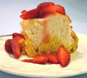 Two Part Angel Cake Photo