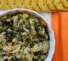 Spinach Artichoke Dip with Water Chestnuts Photo