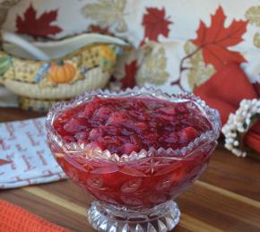 Cranberry Sauce with Apples Photo