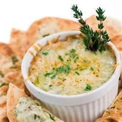 Hot Spinach, Artichoke, and Swiss Cheese Dip Photo