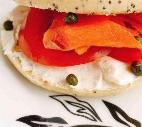 Nova Lox Everything Breakfast Bagel Photo