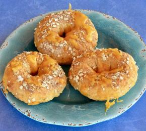Tori's Air Fryer Pumpkin Bagels Photo
