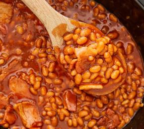 Slow Cooker Homemade Beans Photo