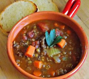 Beef and Lentil Soup Photo