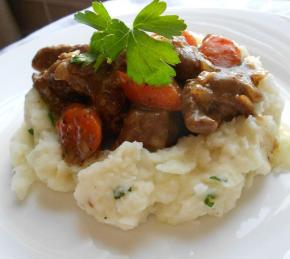 Beer Braised Irish Stew and Colcannon Photo