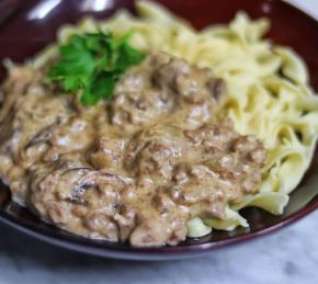 Beef Stroganoff with Ground Beef Photo