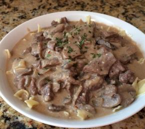 Elegant Beef Stroganoff Photo