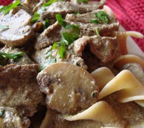 Beef and Mushroom Stroganoff, Aussie Style Photo