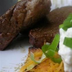 Easy Barbeque Beef Tenderloin Steak Photo