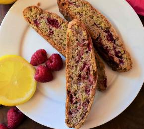 Raspberry Lemonade Biscotti Photo