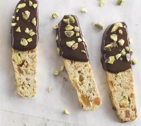 Chocolate-Dipped Pistachio Biscotti Photo