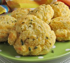Garlic-Herb Butter Drop Biscuits Photo