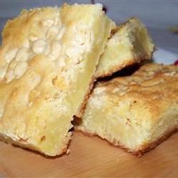 White Chocolate Blondie Brownies Photo