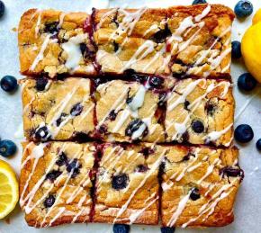 Lemon-Blueberry Blondie Bars Photo