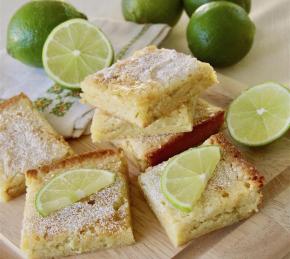 White Chocolate Lime Blondies Photo