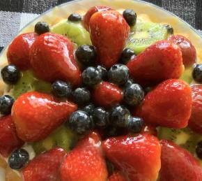 Fresh Fruit Flan Photo