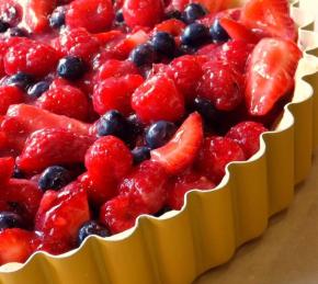 Fresh No-Bake Fruit Pie Photo