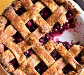 Cherry-Berry Pie with Whole Wheat Pie Crust Photo