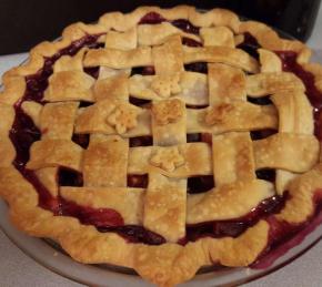 Blueberry Rhubarb Pie Photo