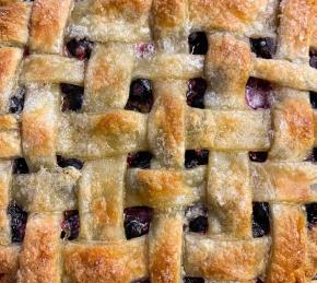 Blueberry Raspberry Pie Photo