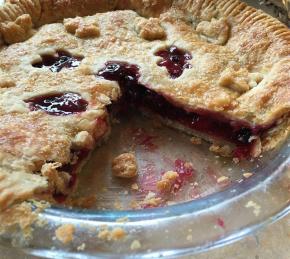 Cherry Blueberry Pie Photo