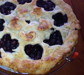 Grandma's Blueberry Pie Photo