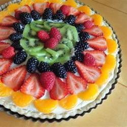 Beautiful Summer Fruit Tart Photo