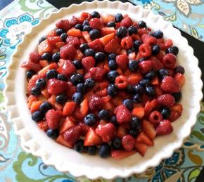 White Chocolate-Cream Cheese Fruit Tart Photo