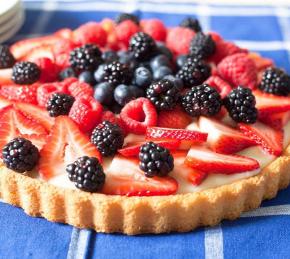 Summer Fruit Tart from Almond Breeze® Photo