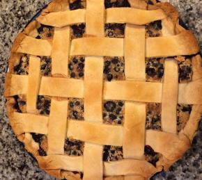 Old-Fashioned Blueberry Custard Pie Photo