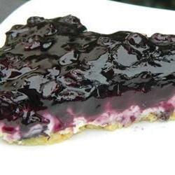 Meyer Lemon and Blueberry Cheese Tart Photo