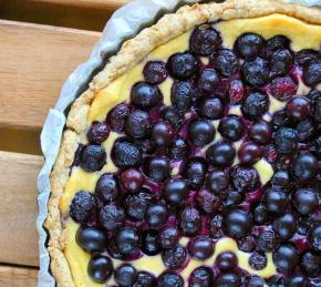 Gluten-Free Blueberry and Sweet Ricotta Crostata Photo