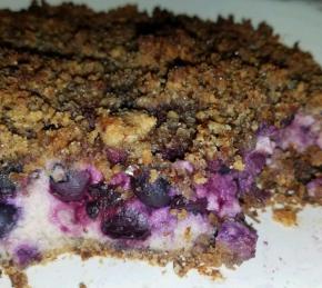 Blueberry Pie with Flax and Almonds Photo