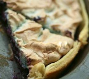 4-Ingredient Blueberry Meringue Pie Photo