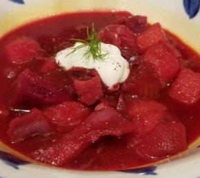 Russian Cabbage Borscht Photo