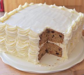 Carrot Apple Cake with Cream Cheese Frosting Photo