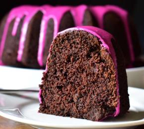 Chocolate Beet Cake with Beet-Vanilla Glaze Photo