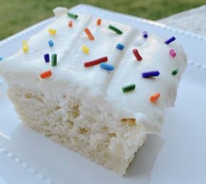 Four Ingredient White Cake Photo