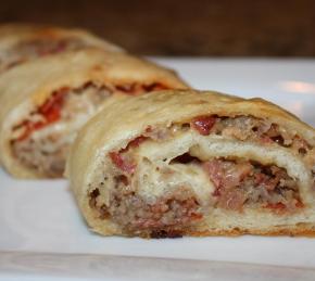 Ham and Cheese Stromboli Photo