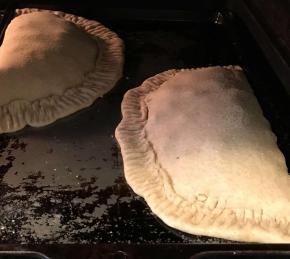 Sausage, Spinach, and Ricotta Calzone Photo