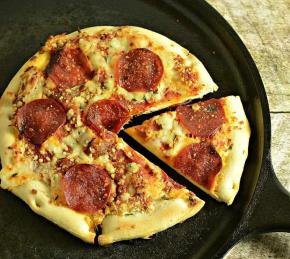 Campfire Pepperoni Pizza Photo