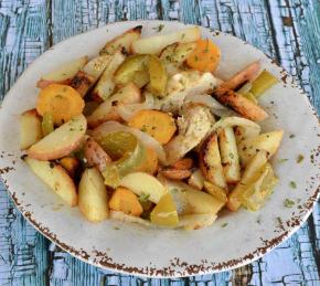 Grilled Chicken and Potato Foil Packs Photo