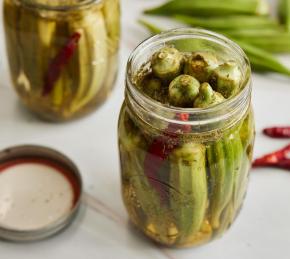 Grandma Oma's Pickled Okra Photo