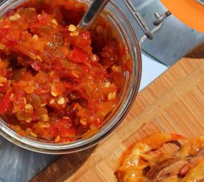 Sweet and Spicy Pepper Relish Photo