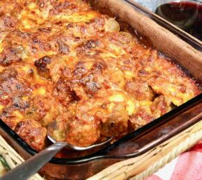 One-Dish Meatball and Ravioli Casserole Photo